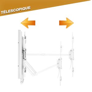 Ricoo Support Murale Tv Cm S W Suspendu Orientable