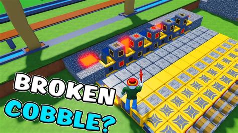 How This Cobble Farm Made Me Millions In Block Tycoon Roblox Youtube