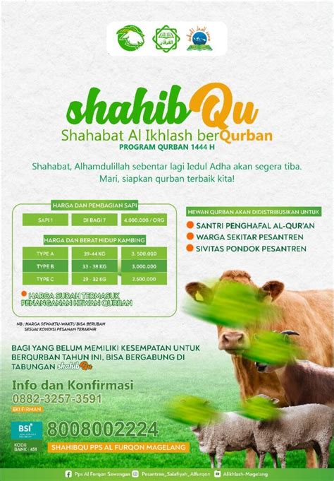 Program Qurban 1444 H Shahabat Al Ikhlash BerQurban ShahibQu PPS Al