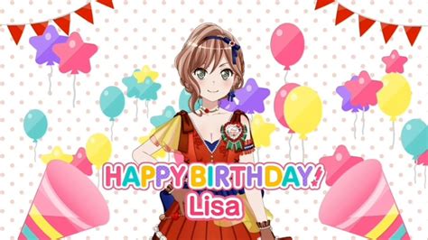 BanG Dream EN 08 25 Imai Lisa Birthday Opening Area Conversation