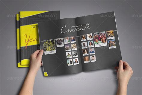 Modern Yearbook Template Print Templates Graphicriver