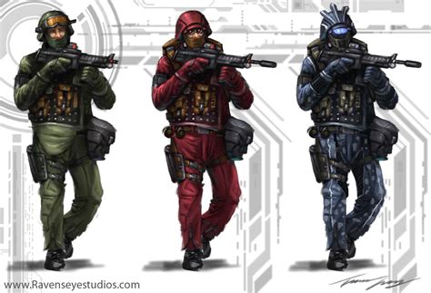 Concept Art And Design Of Travis Lacey Ravenseye Studios 3 Swat