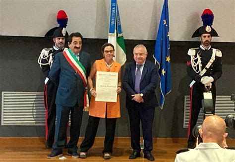 A Maria Pia Rossignaud Il Titolo Di Cavaliere Dellordine Al Merito