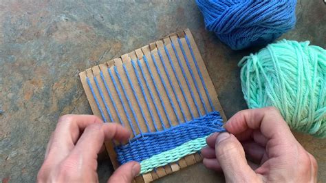 Cardboard Loom Weaving YouTube