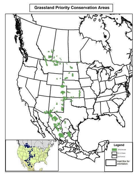 North American Revised GPCAs Green And Inset Showing Original GPCAs