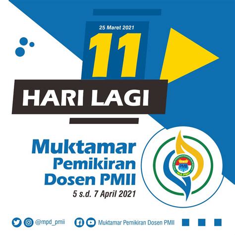 Muktamar Pemikiran Dosen PMII Mpd Pmii Twitter