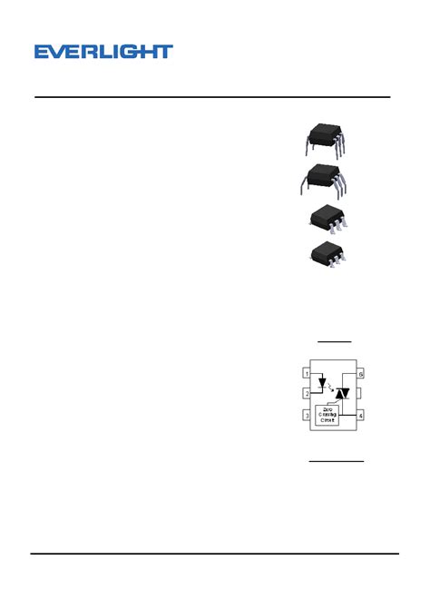 El S Ta P V Datasheet Pages Everlight Pin Dip Zero