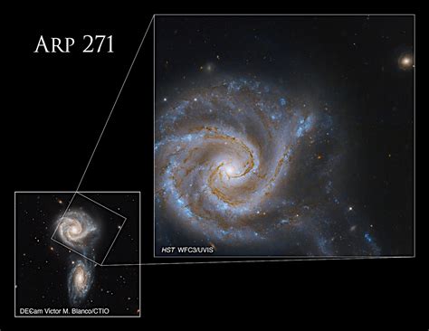 ハッブル宇宙望遠鏡がとらえたゆがんだ銀河「ngc 5427」 アストロピクス