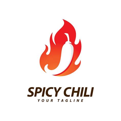 Chili Logo Vector Spicy Food Symbol Template 7271135 Vector Art At Vecteezy