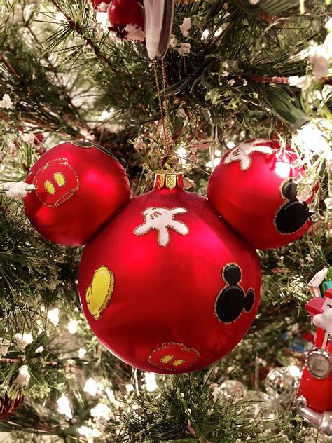 Mickey Mouse Christmas Tree Ornaments