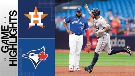 Astros Vs Blue Jays Game Highlights 6 5 23 MLB Highlights YouTube