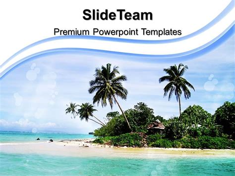 Nature Pictures To Download Powerpoint Templates Palm Trees Beach Image