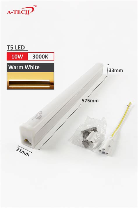 T5LED-LAMP SET 10W (Warm White) - A-Tech
