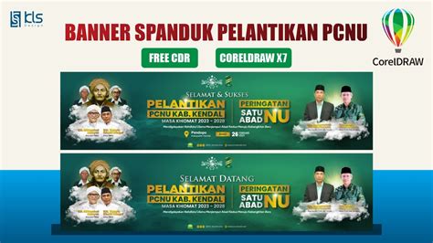 Free Cdr Desain Banner Spanduk Pelantikan Pcnu Kendal Klsdesain