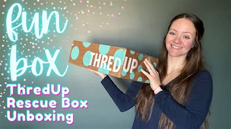 Unboxing The FUN BOX ThredUP Rescue Box Thrift Haul Mystery Box 10