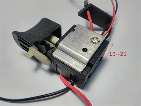 Screwdriver manual operation trigger switch FA01-15/1WEK-02 Li-Ion 21 ...