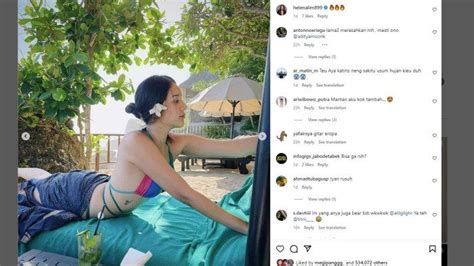 Anya Geraldine Bikin Resah Warganet Pamer Foto Berbalut Bikini Di