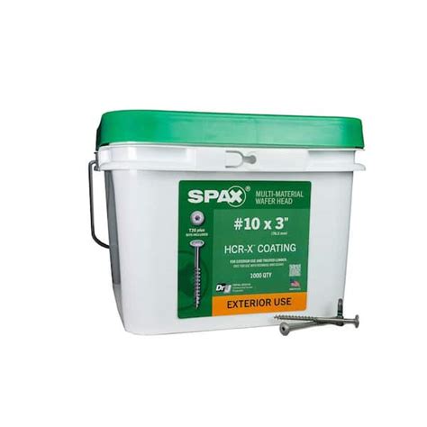 Spax 10 X 3 In Exterior Wafer Head Wood Screws Construction Torx T