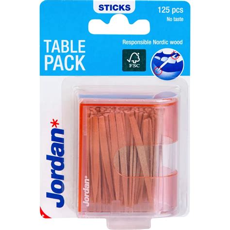 Dental Sticks Bordsf Rpackning P Jordan Handla Mat Online Fr N