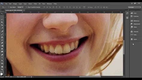 Como Clarear Dentes Sponge Tool Tutorial Photoshop 05 YouTube