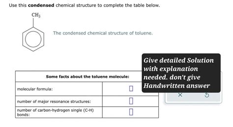 Answered Use This Condensed Chemical Structure Bartleby