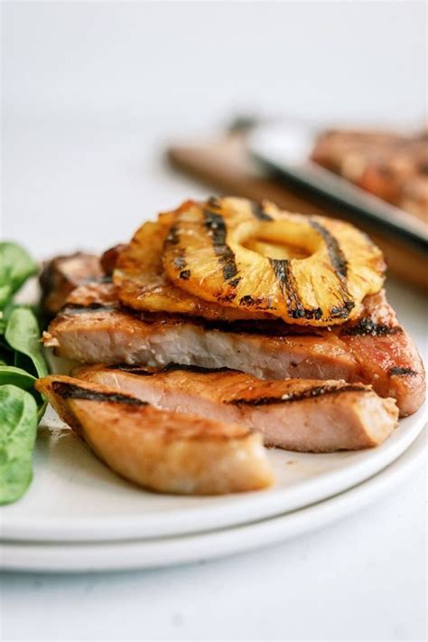 Grilled Hawaiian Pineapple Pork Chops Recipe Recipe Pork Chops Pineapple Pork Chops