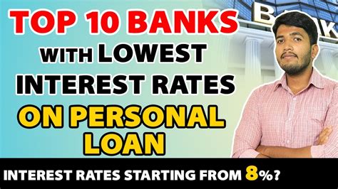 Best Personal Loan Banks Top 10 Banks With Lowest Interest Rates On