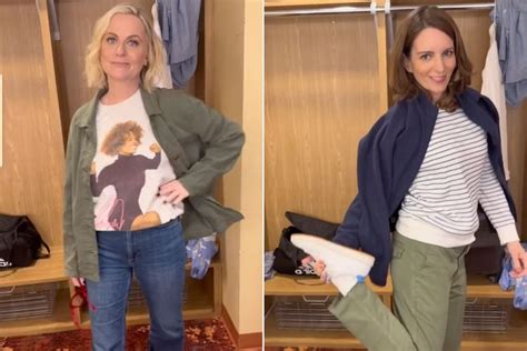 Amy Poehler Kicks Off Her TikTok with 'Fit Check Video with Bestie Tina Fey