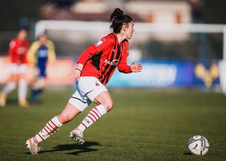 Laura Fusetti Ac Milan Action Editorial Stock Photo Stock Image