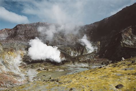 Walking on an active volcano - White Island - All the places you will go