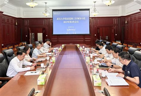 学校党委巡视工作领导小组召开2023年第3次会议 武汉大学新闻网