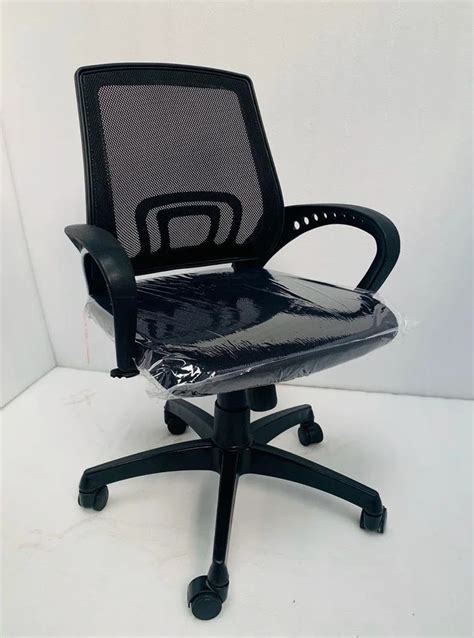 Rexine Mid Back Black SS Executive Chair At Rs 2450 In Kanpur ID