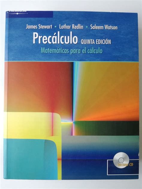 Libro Precálculo Matemáticas Para El Calculo Quinta Edición Cuotas