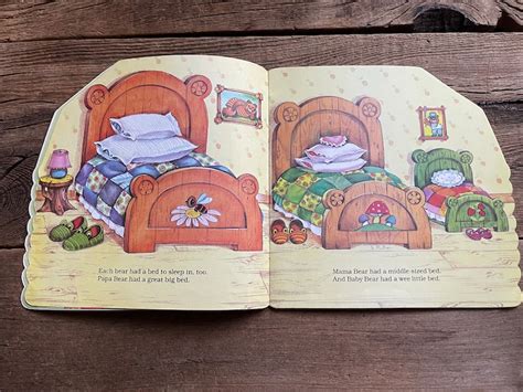 The Three Bears A Golden Super Shape Book 1987 Etsy