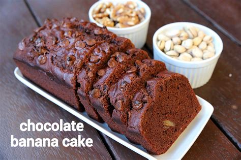 Chocolate Banana Cake Recipe Banana And Chocolate Chip Cake