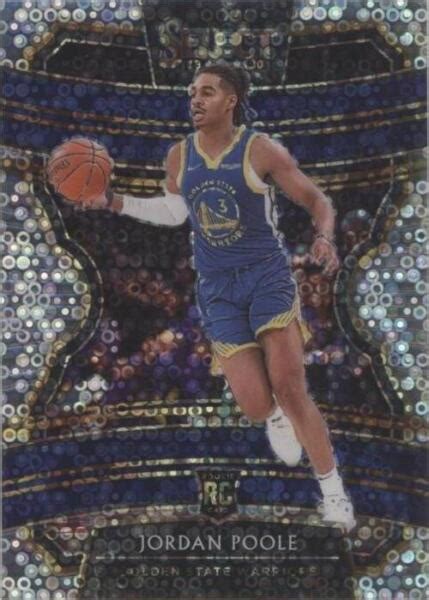 2019 20 Panini Select Concourse Disco Prizm 94 Jordan Poole RC For