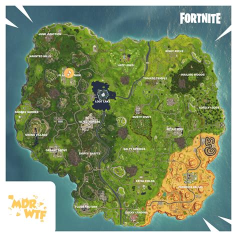 Fortnite : Trouver une partition à Pleasant Park, défi semaine 6