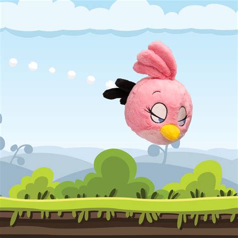 Angry Birds - Stella | Pink Bird Plush | MMT – Mighty Mojo Toys