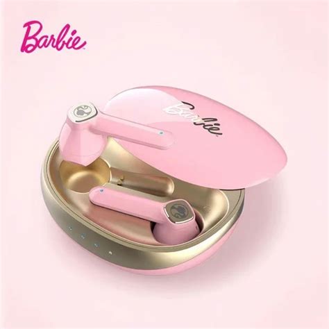 Pink Barbie Earbuds Wireless Bluetooth Headphones