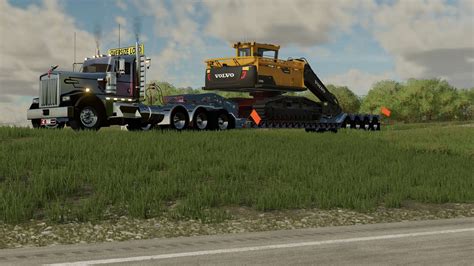 Fs22 Globe 50 Ton Lowboy V1000 Farming Simulator 22 Mod Fs19 Mody