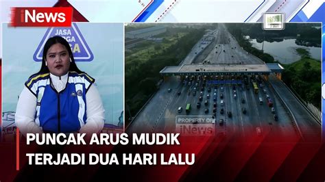 Hingga H Terpantau Ribu Kendaraan Lintasi Gerbang Tol Utama