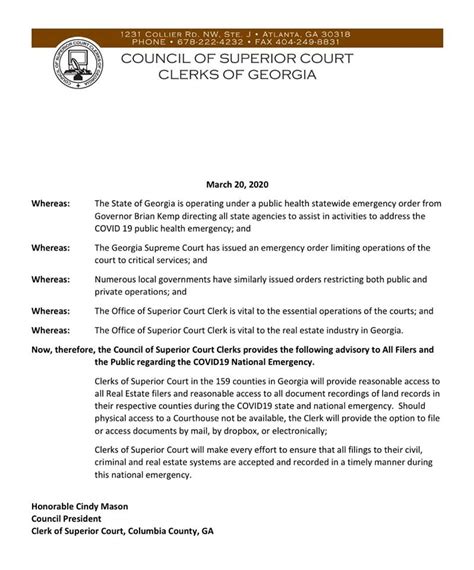 Special Notice Dekalb County Clerk Of Superior Court