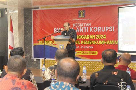 Kemenkumham Maluku Sukses Gelar Budaya Anti Korupsi Malukuterkini