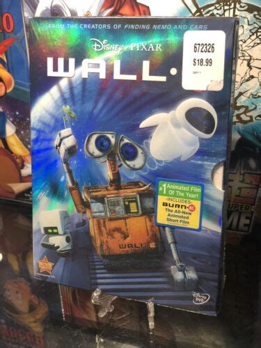 Disney Pixar Wall E DVD 2008 DVD Eco Pak First Edition Cardboard DVD