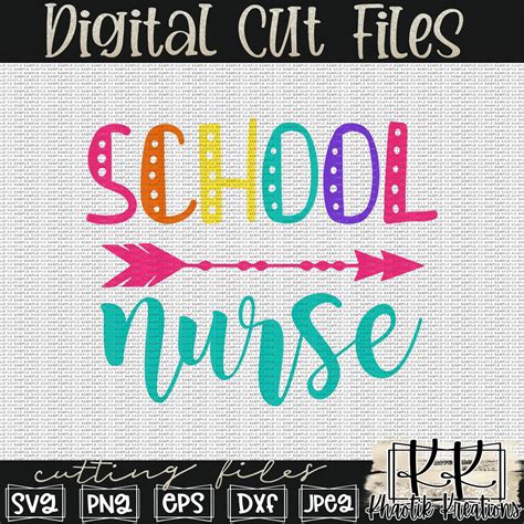 School Nurse Svg Nursing Svg Nurse Nurse Svg Design Nurse Etsy