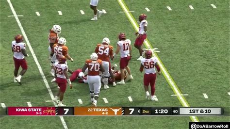 Texas Ol Offense Vs Iowa State Defense 2022 Youtube