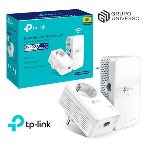 Ripley TPLINK TL WPA7617 KIT KIT EXTENSOR POWERLINE WIFI AV1000 AC1200