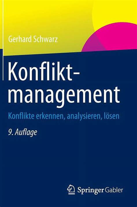 Konfliktmanagement Konflikte Erkennen Analysieren Lösen Hardcover