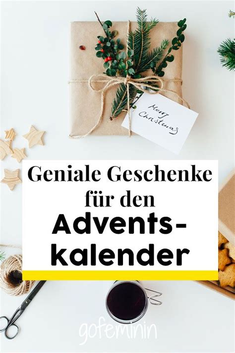 Adventskalender befüllen Über 100 Geschenk Ideen für Erwachsene und