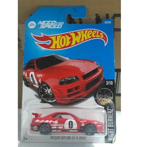 Hot Wheels Nissan Skyline Gt R R Need For Speed Shopee Brasil